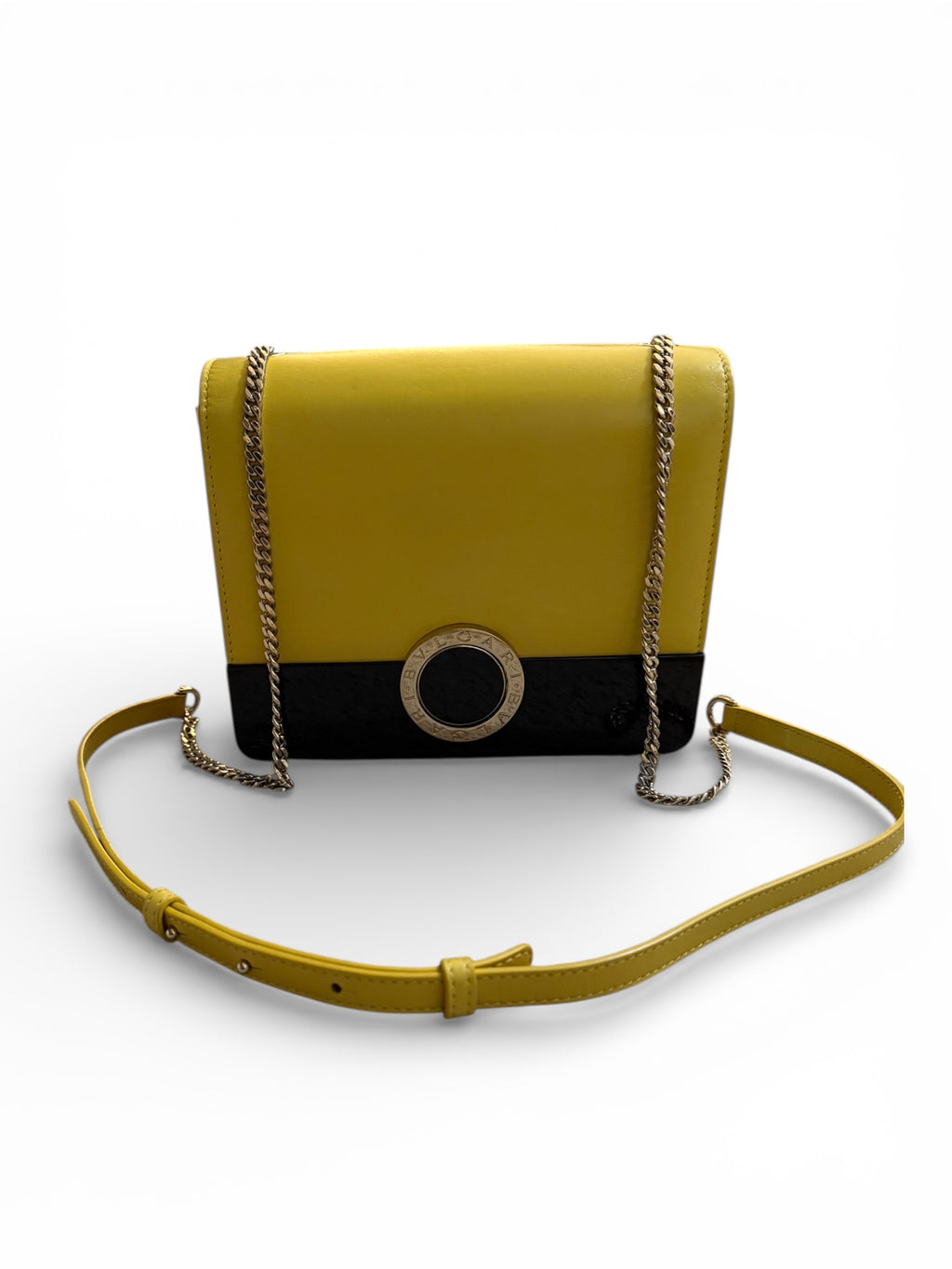 Bvlgari Yellow Shoulder/Crossbody on Chain. Summer 2016 Edition