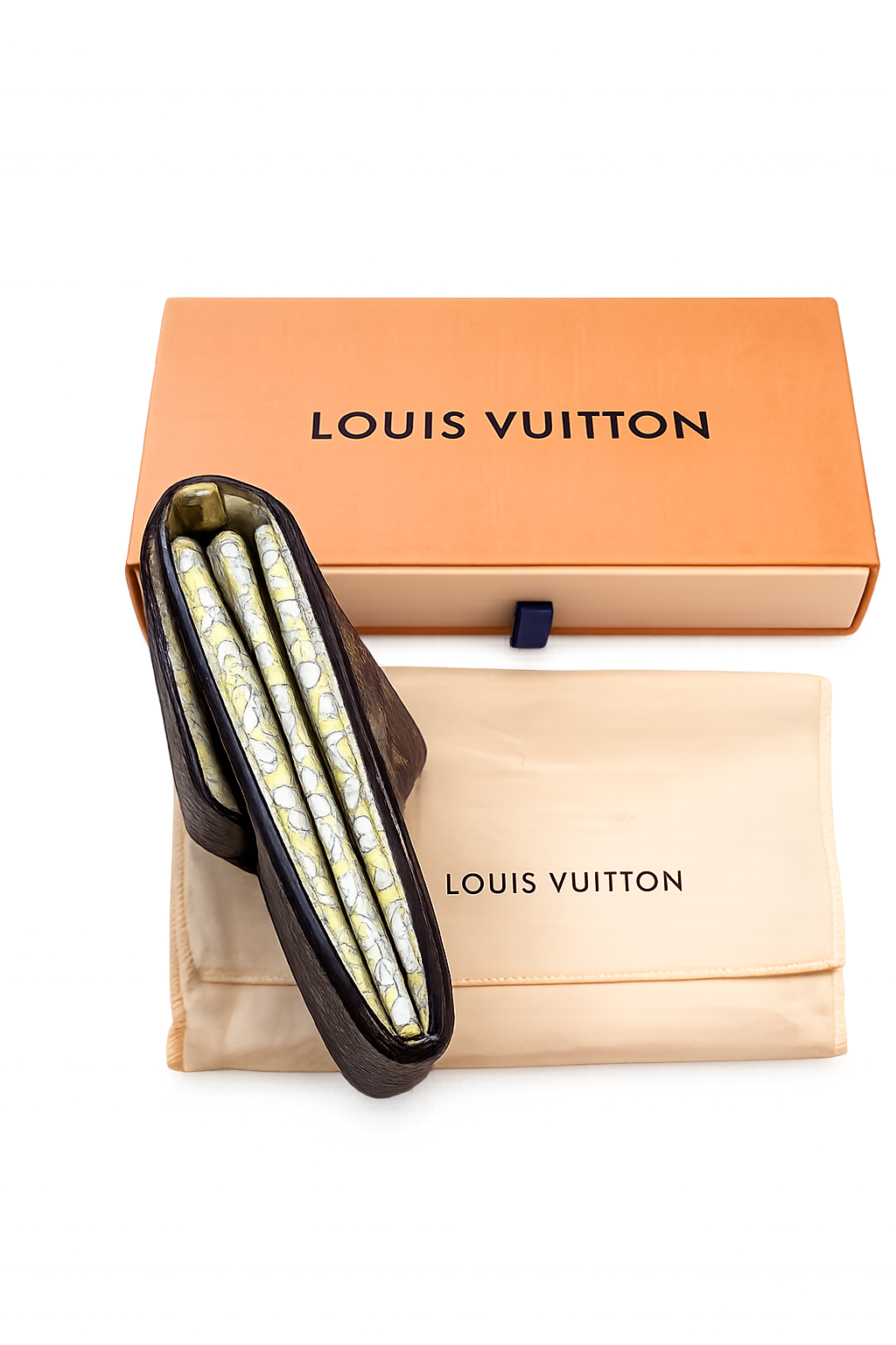 Louis Vuitton Emilie Monogram Wallet Liberty Floral Interior | Box,Dust Bag& COA