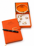 Bundle of Inspired H jewelry set and notebook set