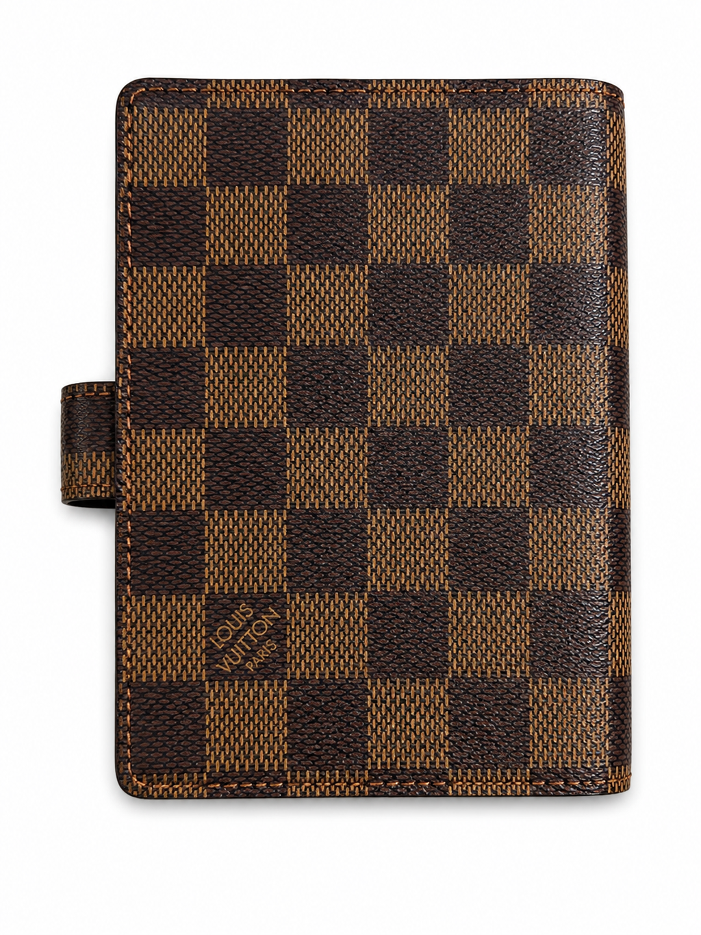 Louis Vuitton Damier Ebene Agenda PM (small ring agenda/planner cover).