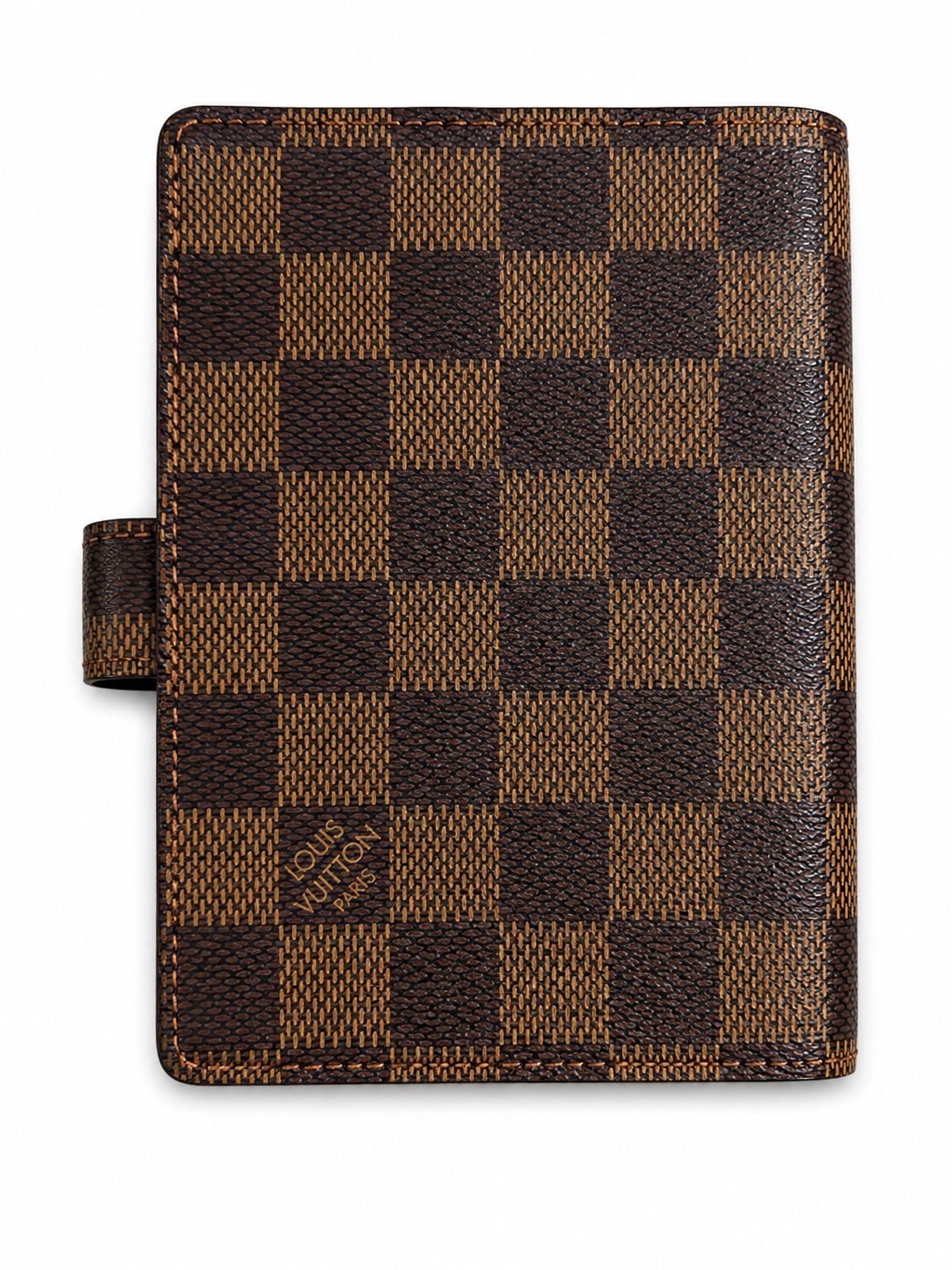 Louis Vuitton Damier Ebene Agenda PM (small ring agenda/planner cover).