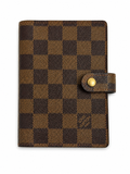 Louis Vuitton Damier Ebene Agenda PM (small ring agenda/planner cover).
