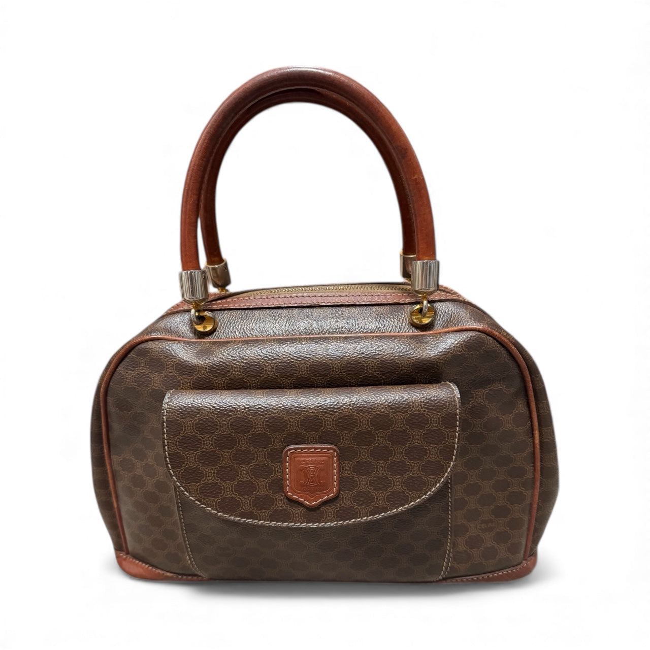 Vintage Celine Macadam Canvas Hand bag