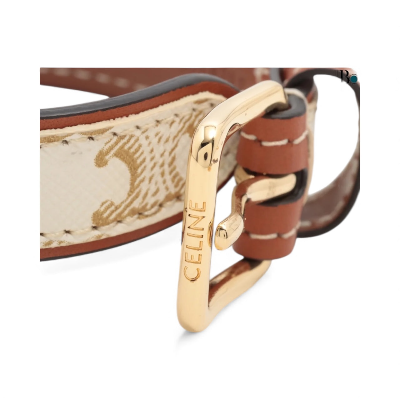 Celine Maillon Triomophe Leather Bracelet (Unisex)