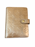 Authentic Louis Vuitton Vernis Agenda PM Cover Beige Nude Planner Cover