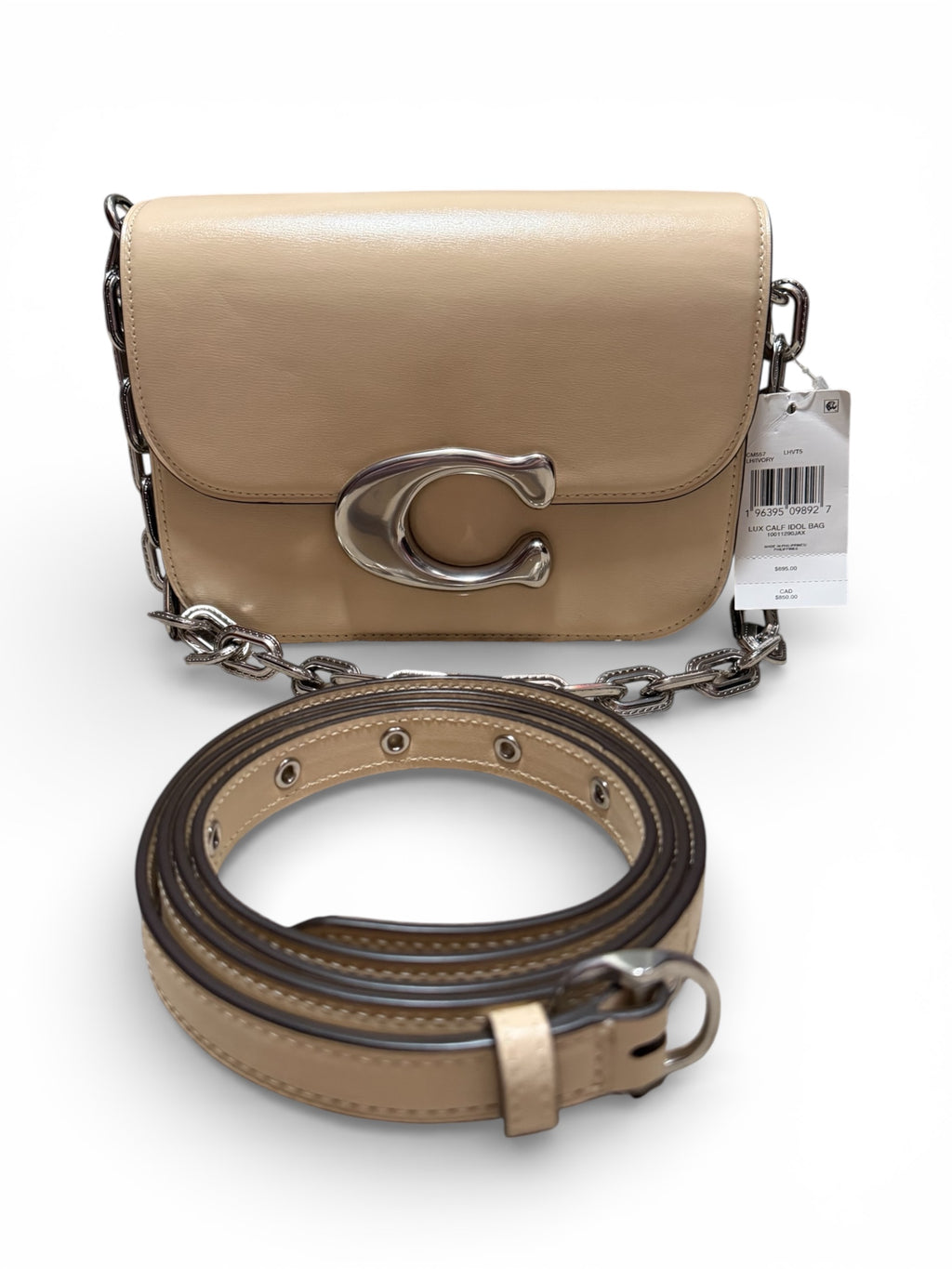 Coach Idol Leather Flap Bag