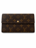 Louis Vuitton Sarah Wallet Monogram Canvas Vintage TH0936 Authentic