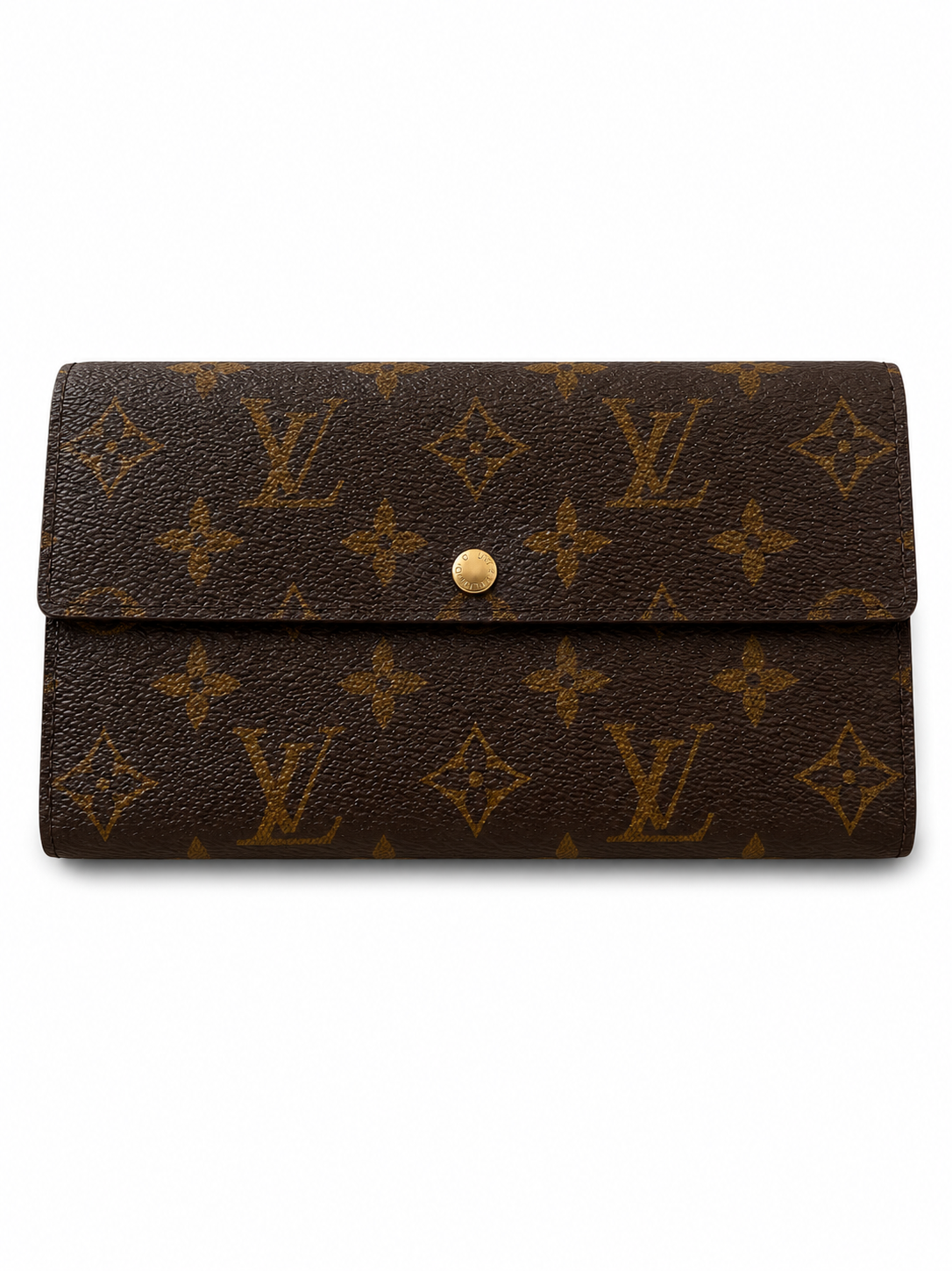 Louis Vuitton Sarah Wallet Monogram Canvas Vintage TH0936 Authentic