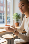 Celine Maillon Triomophe Leather Bracelet (Unisex)