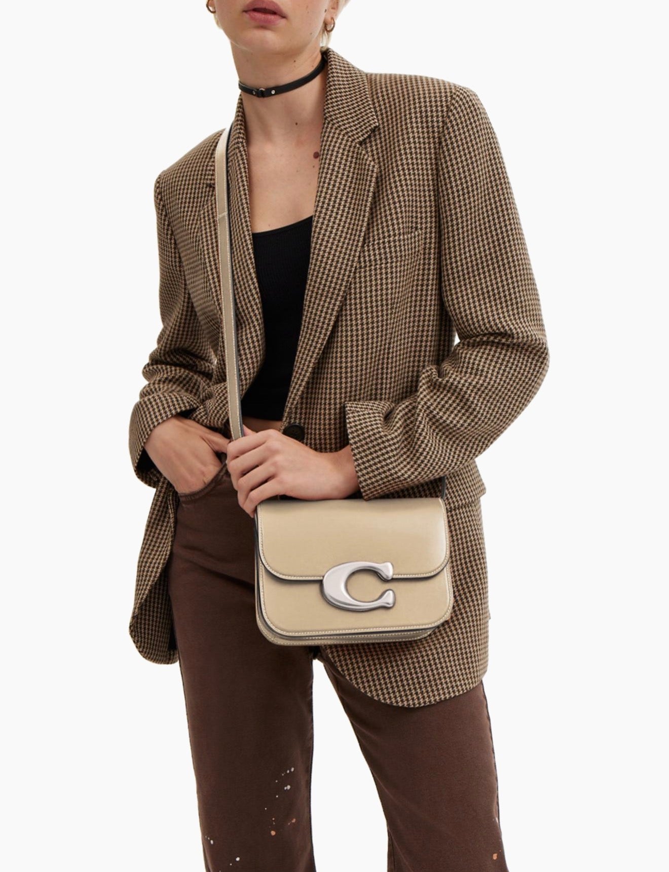 Coach Idol Leather Flap Bag