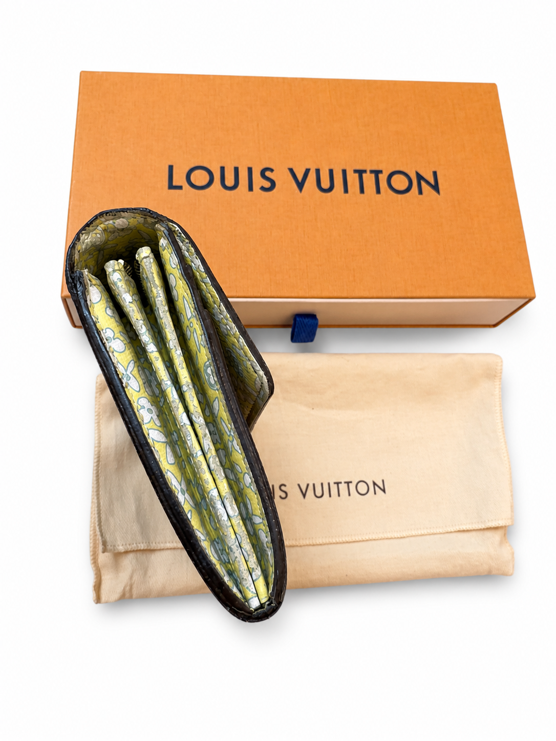 Louis Vuitton Emilie Monogram Wallet Liberty Floral Interior | Box,Dust Bag& COA