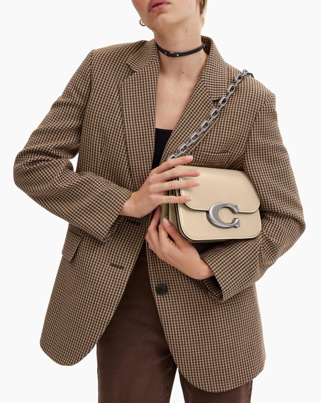 Coach Idol Leather Flap Bag