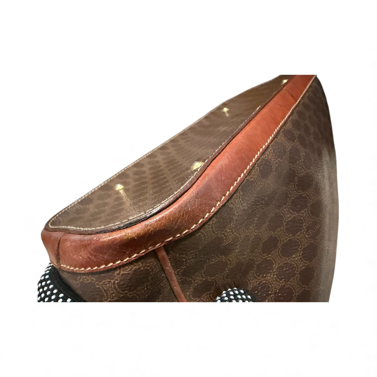 Vintage Celine Macadam Canvas Hand bag