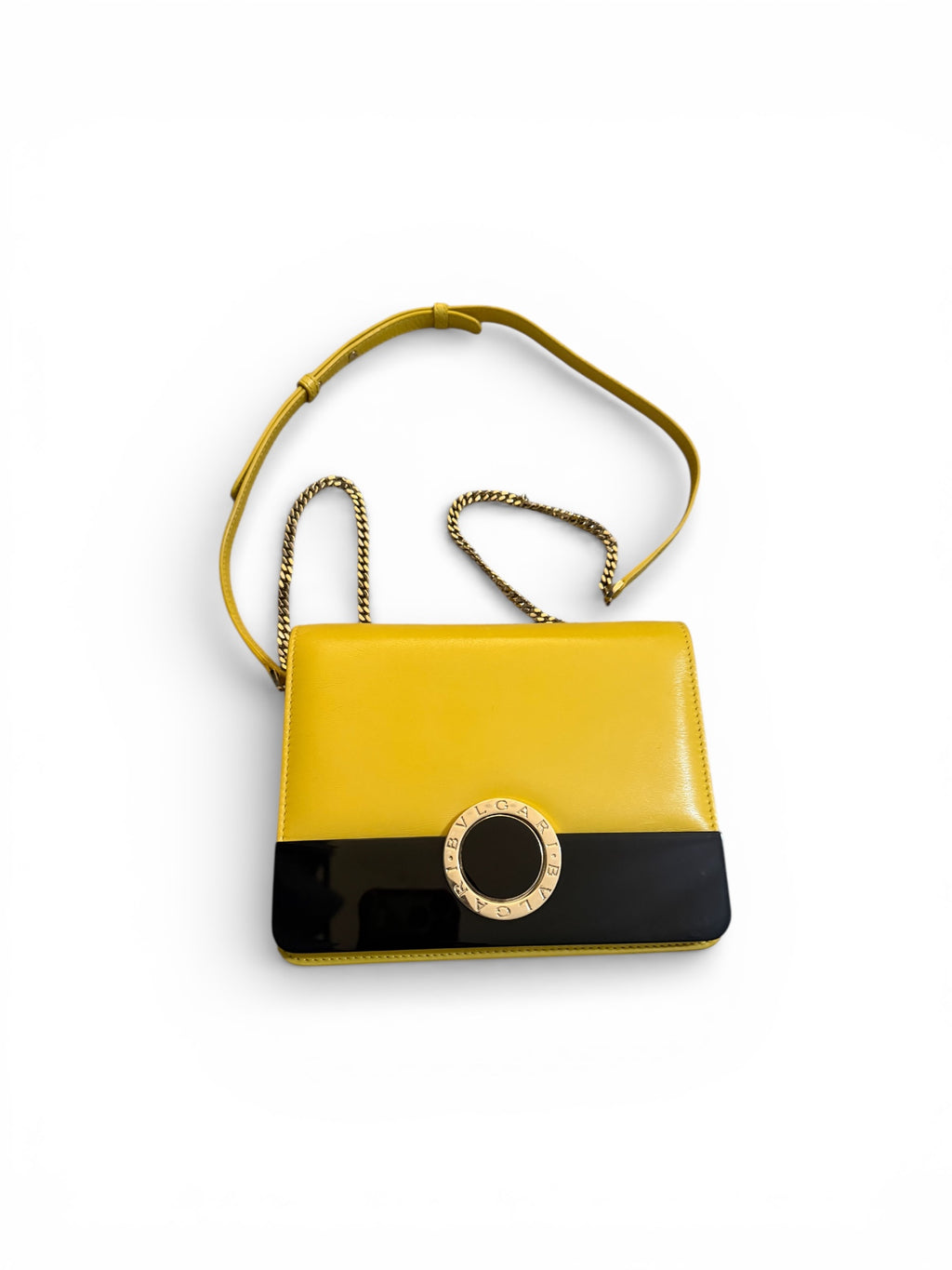 Bvlgari Yellow Shoulder/Crossbody on Chain. Summer 2016 Edition
