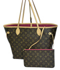 2023 Louis Vuitton Never full Monogram with Pink Interior