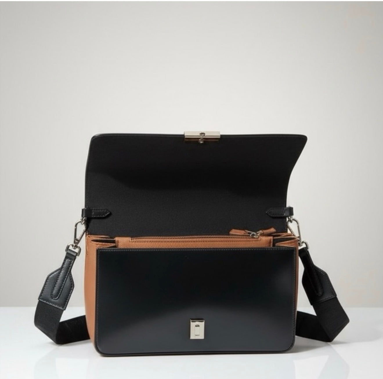 NWT FURLA Shoulder Bag FURLA Splendida Women's BlackBrown