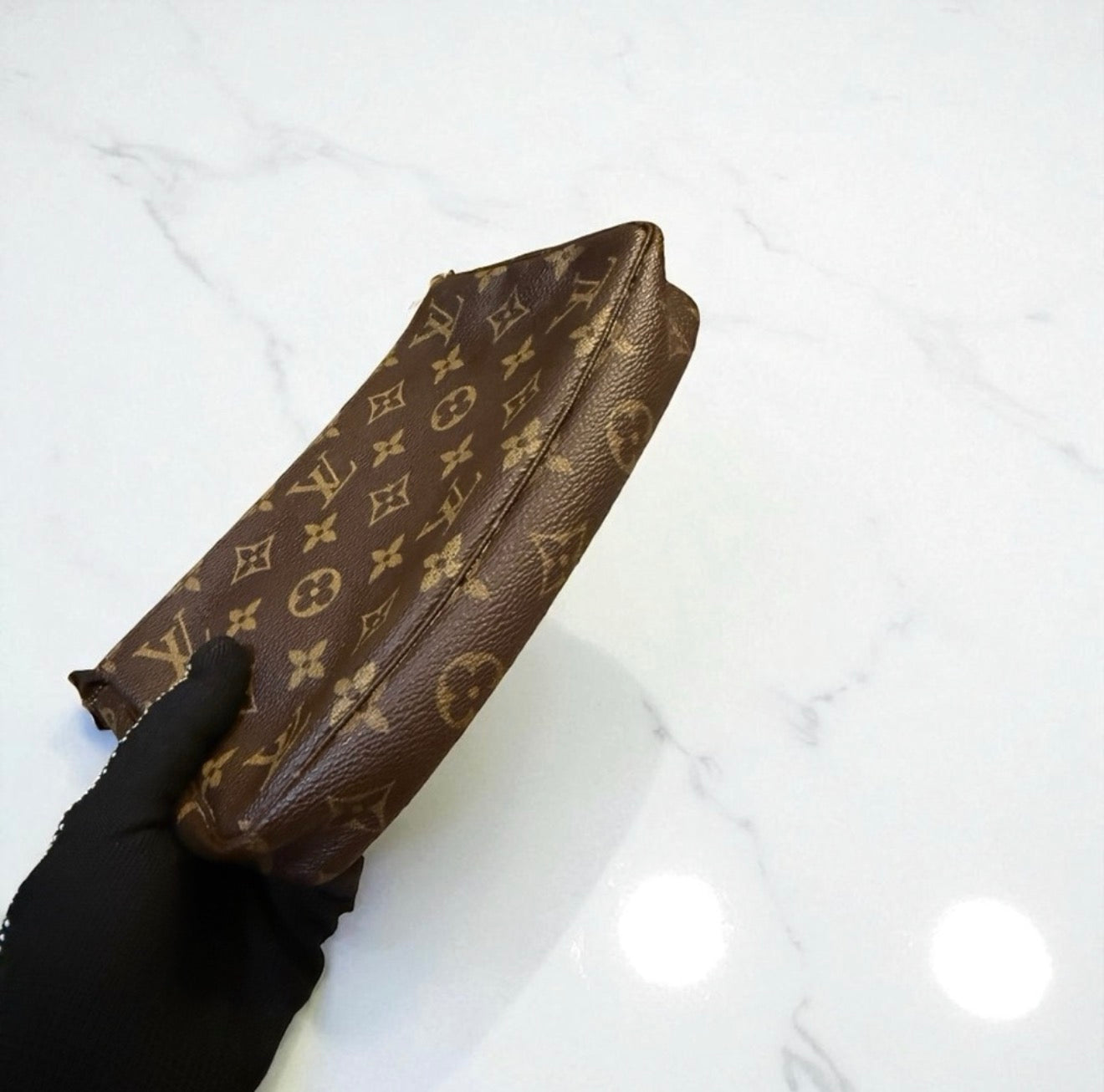 Louis Vuitton Brown Monogram Pochette Accessories