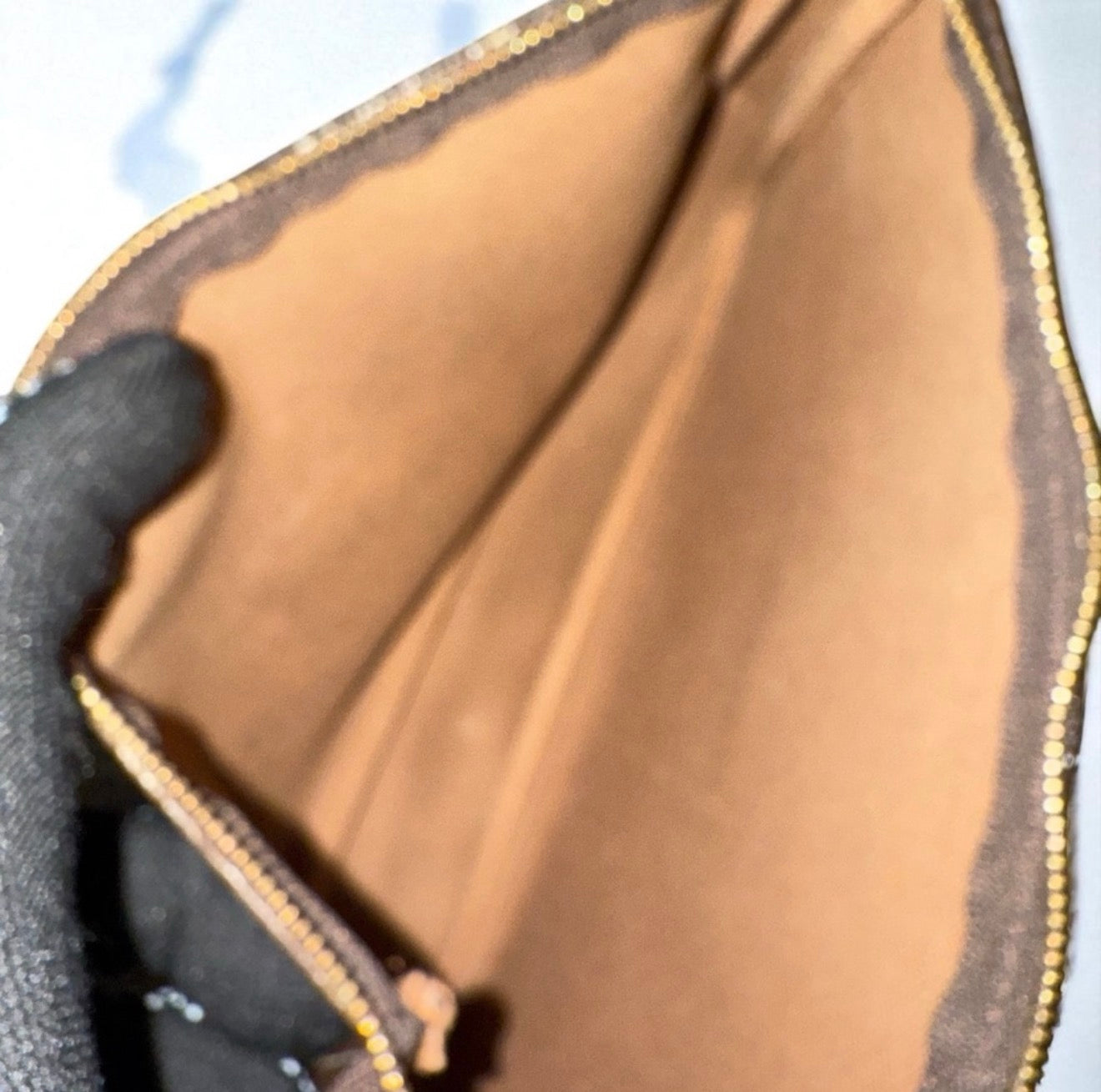 Louis Vuitton Brown Monogram Pochette Accessories