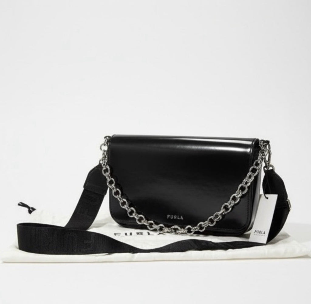 NWT FURLA Shoulder Bag FURLA Splendida Women's BlackBrown