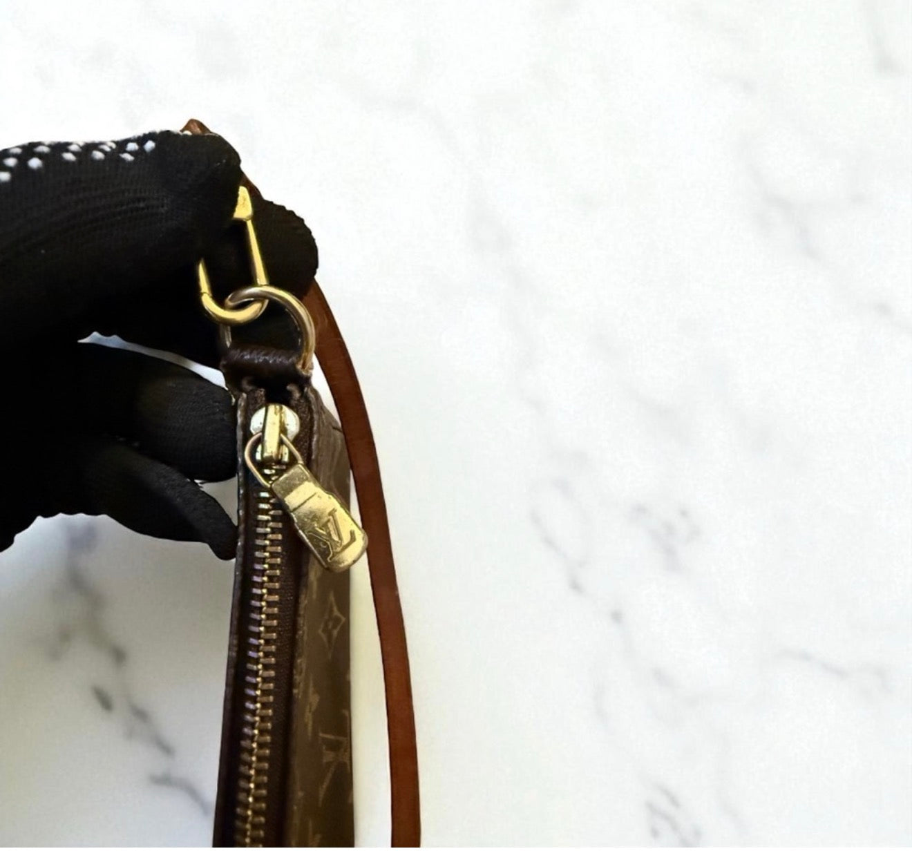 Louis Vuitton Brown Monogram Pochette Accessories
