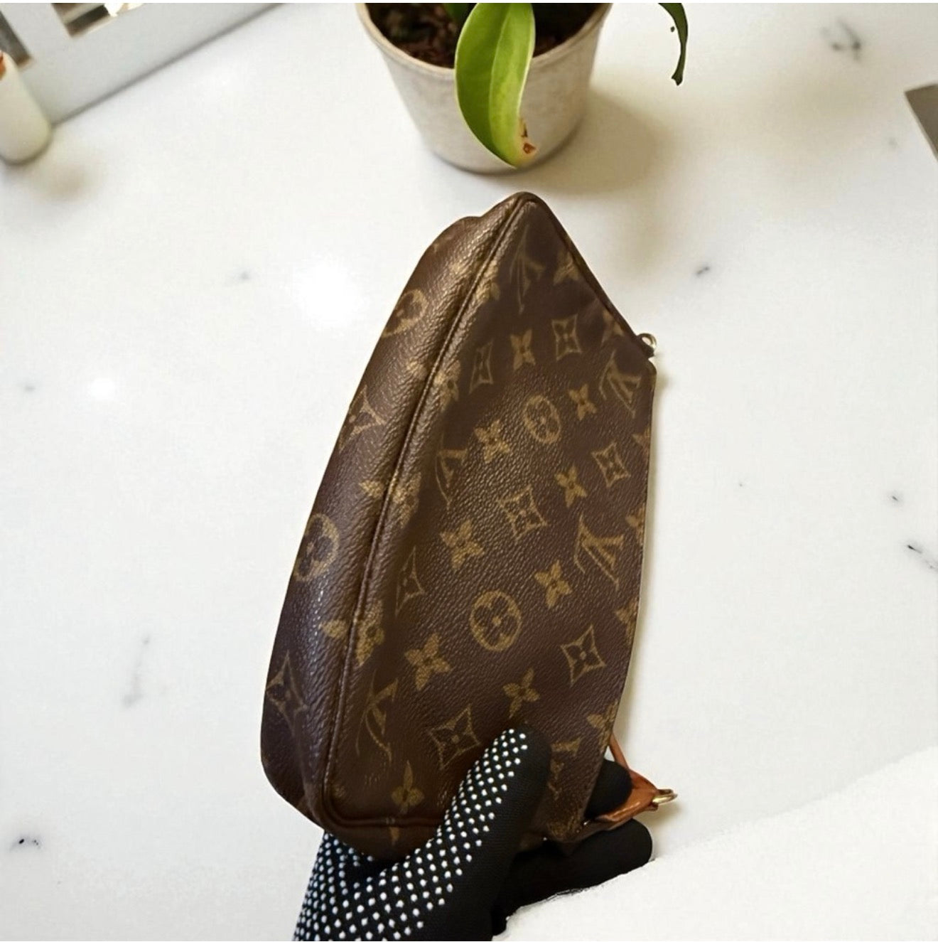 Louis Vuitton Brown Monogram Pochette Accessories