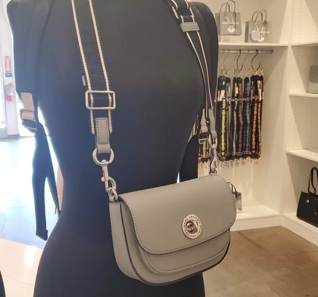 Brand new Marc Jacobs Gray Crossbody Bag with Minimalist Design