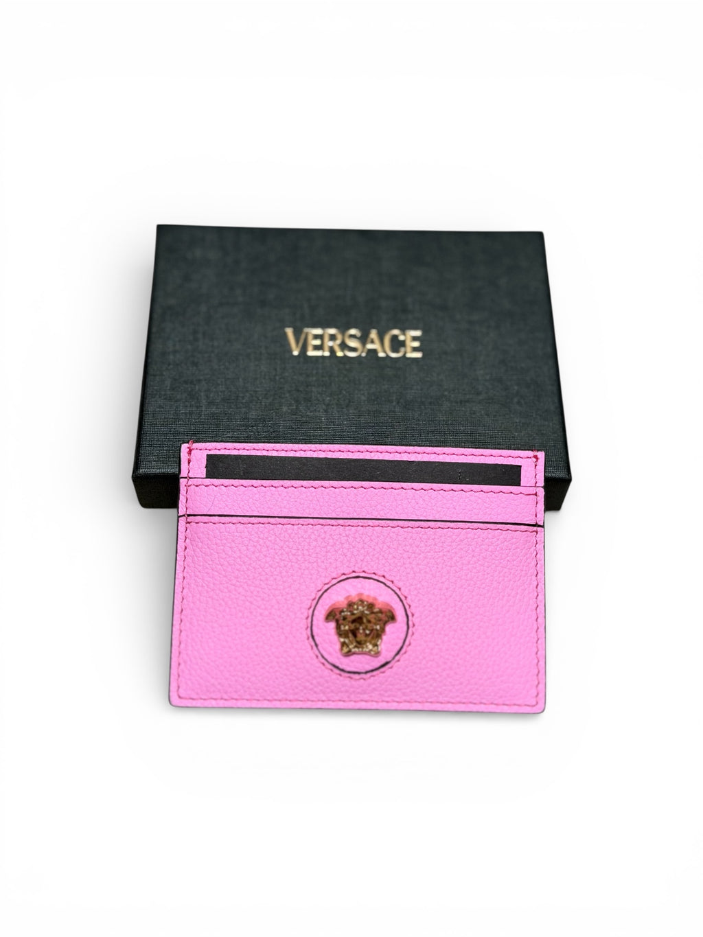 Versace Medusa Head Pink Card holder