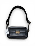 Michael Kors Bradshaw Black leather camera bag