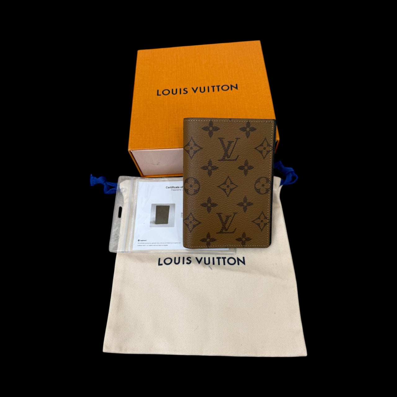 Louis Vuitton Reverse Monogram Passport Holder
